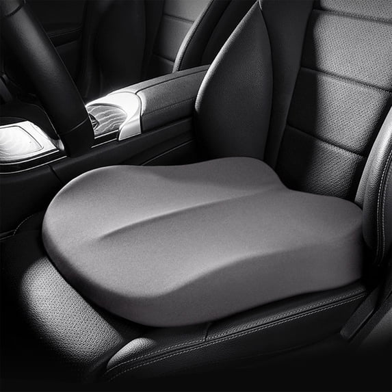 Inerposs Car Wedge Seat Cushion for Driver & Passenger – Memory Foam Cushion for Hip Pain Relief, Improves Posture & Vision, Non-Slip, Portable for Cars & Office Seats