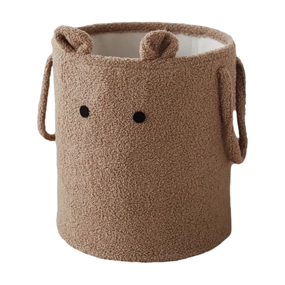 Inerposs Foldable Laundry Basket, Dirty Clothes Hamper, Sisal Rope Handle, Rainproof Material, Practical Storage, Ideal for Bedroom, Bathroom, Dorm