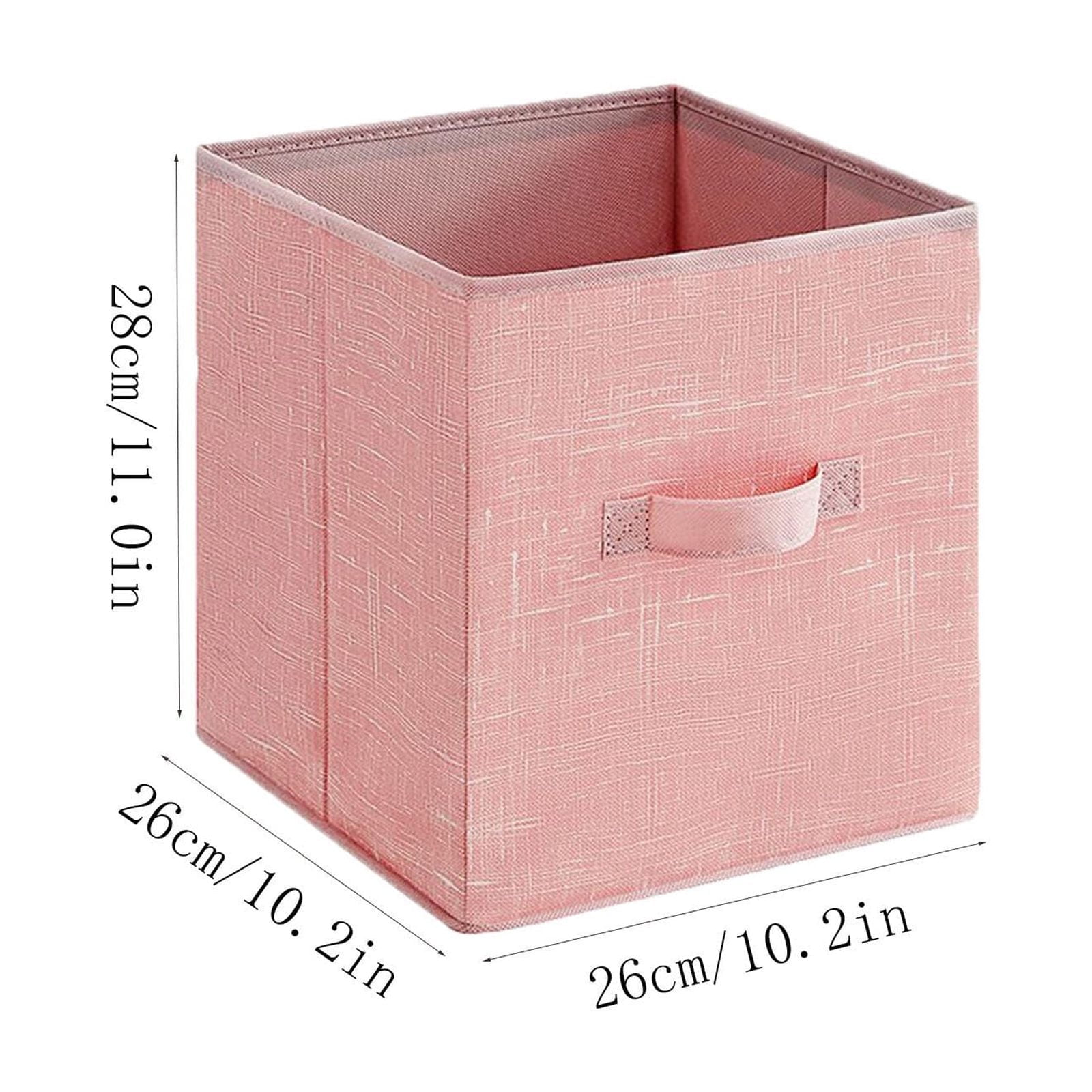 Inerposs Foldable Storage Box Fabric Lidless Design for Household