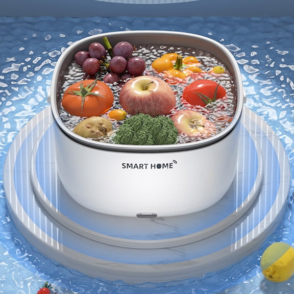 Inerposs Fruit and Vegetable Washing Machine - Quiet Battery Powered Cleaning