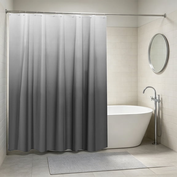 Inerposs Gradient Waterproof Washable Shower Curtain, Elegant Bathroom Decor Curtain, Suitable for Home use, Apartments, Hotels, Versatile Design