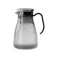 thumbnail image 1 of Inerposs Hammered Patterned Pitcher, Durable Plastic Beverage Server, Stainless Steel Lid Water Jug, Stylish Cold Drink Container, Versatile Juices and Flower Tea Kettle, 1 of 5