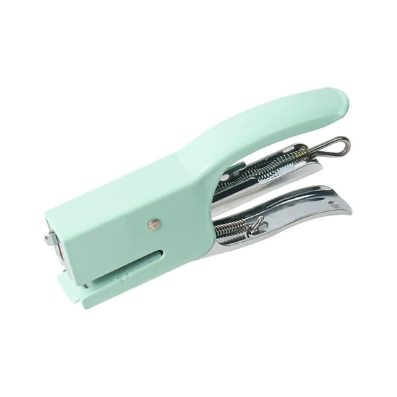 Inerposs Hand Gripped Stapler, Labour Saving Stapler, Compact Office Stapler, Small Office Stapler, Multifunctional Stapler with Staples Box
