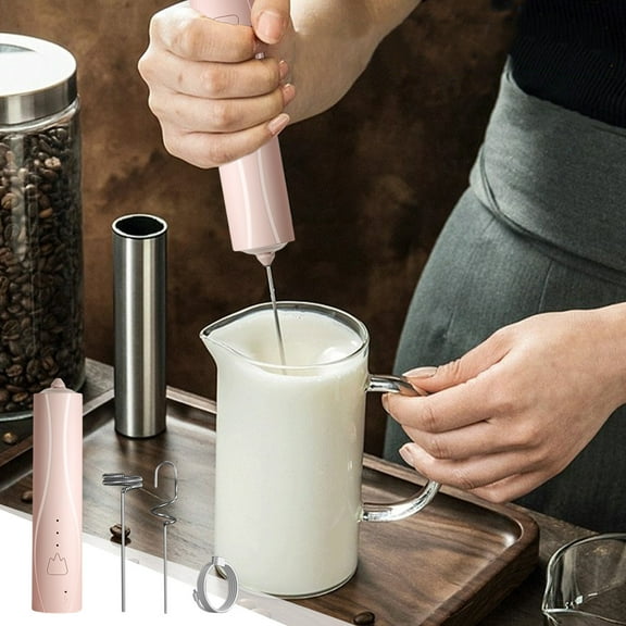 Inerposs Handheld Milk Frother, Electric Coffee Frother, Whisk Foam Maker for Cappuccino, Matcha and Hot Chocolate, USB Rechargeable Kitchen Gadget