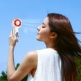 thumbnail image 1 of Inerposs Handheld Turbo Mini Fan, USB Rechargeable, Portable for Outdoor and Student Use, Quiet with Adjustable Stand, 1 of 6