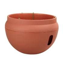 Inerposs Hanging Planter Basket, Rattan Plant Container, Waterproof Garden Decor, Indoor Outdoor Use, Personalized Sky Garden