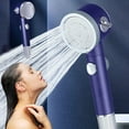thumbnail image 1 of Inerposs High Pressure Shower Head, Handheld Shower Head, Universal Shower Head, Pressurized Shower Nozzle, Easy Install Bath Faucet for Household Use, 1 of 8