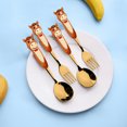 thumbnail image 1 of Inerposs Horse-Themed Cutlery Set, Stainless Steel Spoon and Fork Set, Festive Tableware Gift Set, Perfect for Desserts and Fruits, Ideal for Family and Friends, 1 of 6
