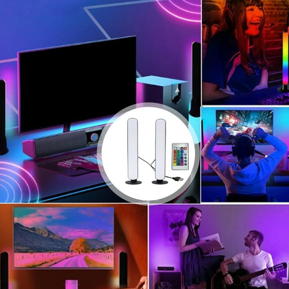 Inerposs LED Light Strip, USB Rechargeable Light, Voice Activated Light, APP Control Light for Home, TV, Gaming, Parties