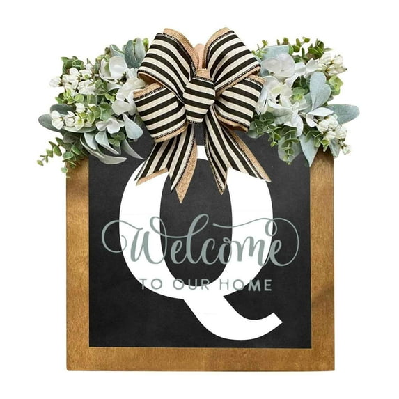 Inerposs Last Name Year Round Front Door Wreath, Decorative Hanging Plaques for Home Blessings, Wedding Ceremony Signs, Garden Decorations, Housewarming Gifts