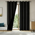 thumbnail image 1 of Inerposs Light-blocking Curtains, Heat-Insulating Curtains, Soundproof Curtains, Polyester Pongee Curtains, Modern Bedroom Drapes for Comfortable Sleep, 1 of 6