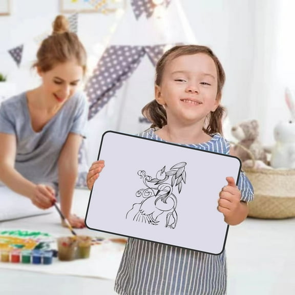 Inerposs Magnetic Whiteboard, Portable Writing Board, Erasable Drawing Board, Desktop Memo Board, Versatile Note Organizer for Home and Office