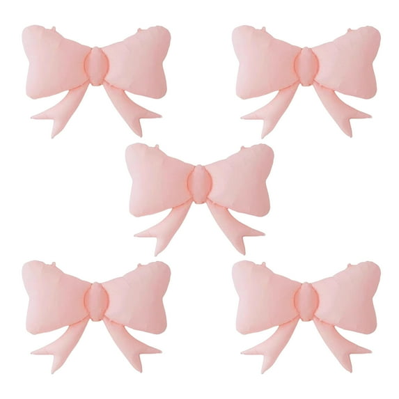 Inerposs Matte Korean Bow Balloons, Party Decoration Set, Fashionable Birthday Supplies, Versatile Event Decor, Aluminum Foil Balloons for Celebrations