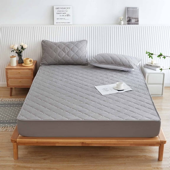 Inerposs Mattress Protectors, Fitted Bed Sheet, Waterproof Fabric, Soft Material, 360 Degree Fit for All Mattresses, 59''x79''