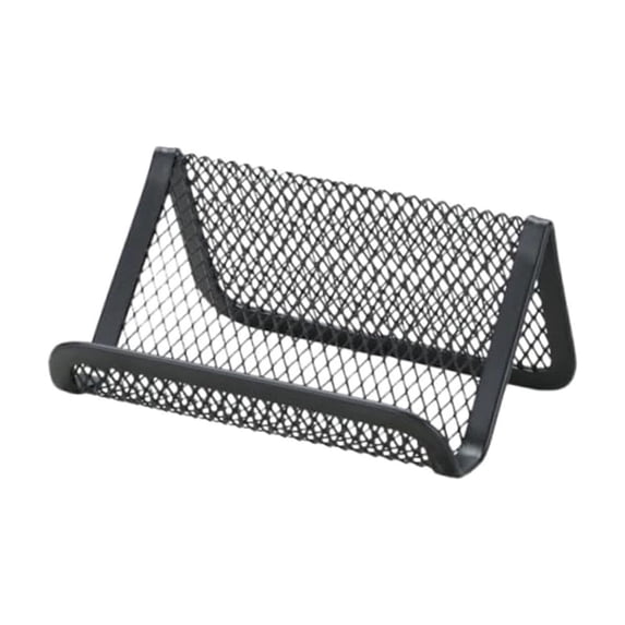 Inerposs Metal Business Card Holder, Phone Stand, Stylish Desktop Organizer, Office Supplies, Home Use, Compact Design