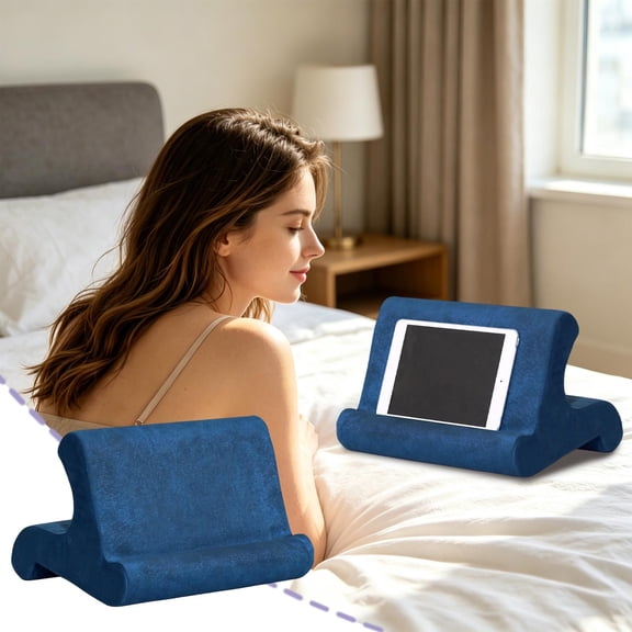 Inerposs Multi-Angle Reading Pillow, Tablet and Phone Stand Pillow, Soft Plush Adjustable Pillow for Napping, Reading, and Device Viewing, Perfect for Home and Travel Use