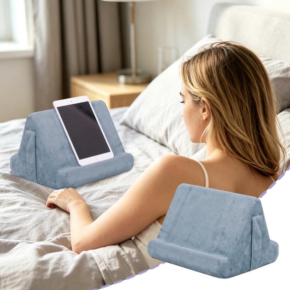 Inerposs Multi-Angle Reading Pillow, Tablet Stand Pillow, Portable Reading Support, Cozy Sofa and Bed Pillow for Comfortable Viewing Experiences