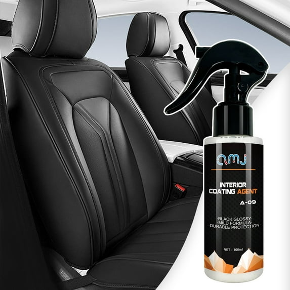 Inerposs Multi-Purpose Car Upholstery Cleaner - Leather Seat Stain Remover, Leave-In Cleaner and Leather Care; Protects and Brightens Automotive Surfaces for 90 Days