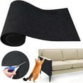 thumbnail image 1 of Inerposs Multi-functional Cat Scratching Board, Self-Adhesive Scratch Mat, Wear-Resistant Cat Climbing Mat, Customizable Scratch Carpet for Furniture Protection, Indoor Cat Play Accessory, 1 of 3