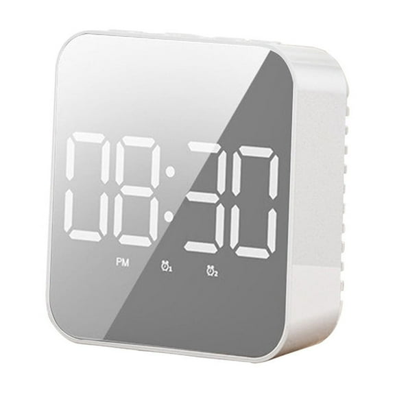 Inerposs Multifunctional Digital Clock, Intelligent Alarm Clock, Silent Sleep Clock, Large Screen Display, Voice-activated Temperature Clock for Home