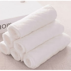 Inerposs Muslin Burp Cloths, Soft Absorbent Washcloths, Baby Care Essentials, Natural Cotton Diapers, Gentle for Sensitive Skin