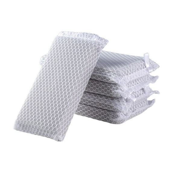 Inerposs Nylon Mesh Sponge Set, Kitchen Cleaning Tools, Dishwashing Pads, Non Stick Pot Cleaner, Efficient Scouring for Home and Car Cleaning