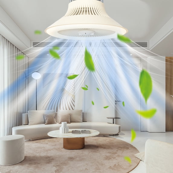Inerposs Outdoor Portable Camping Fan Light, High Lumens Multifunctional Chandelier, USB Rechargeable Ceiling Fan, Aromatherapy Light Fan for Home and Outdoor Use