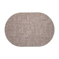thumbnail image 1 of Inerposs Oval Leather Placemats, Heat Insulation Dining Mats, Oil Proof Table Mats, Non-Slip Home Decor, Easy Clean Woven Leather Protectors, 1 of 6