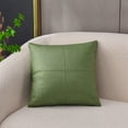 thumbnail image 1 of Inerposs Patchwork Fabric Pillow Cover, Waterproof Cushion Cover, Leather Feel Decorative Pillowcase, Stylish Sofa Cushion, Elegant Living Room Accessory, 1 of 8