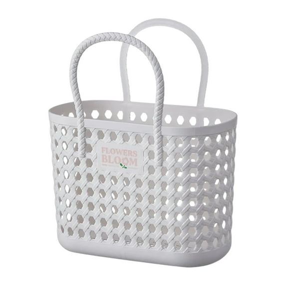 Inerposs Portable Bath Basket, Bathroom Storage Basket, Plastic Wash Basket, Flexible Storage Solution, Ideal for Home Use, Outdoor Activities