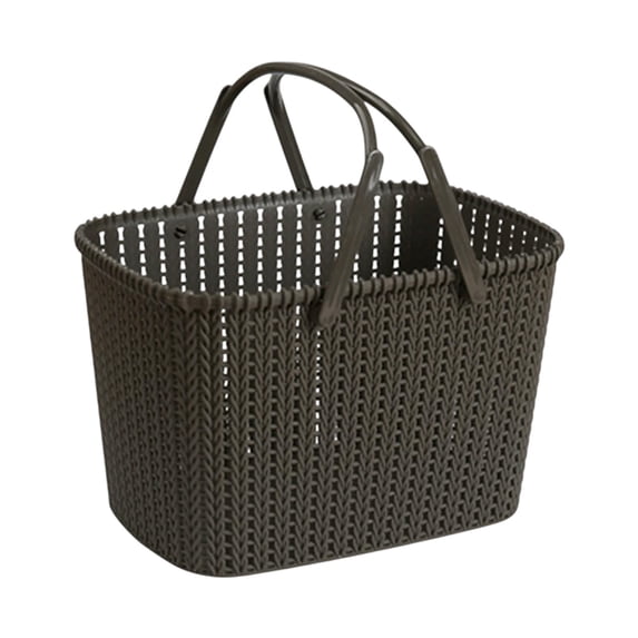 Inerposs Portable Bath Basket, Plastic Storage Basket, Bathroom Organizer, Multipurpose Basket, Ideal for Home and Outdoor Use