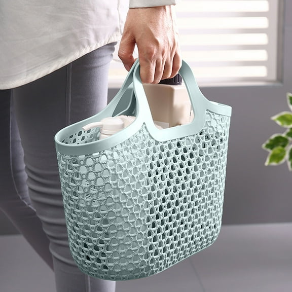 Inerposs Portable Dirty Clothes Basket, Large Laundry Storage Hamper, Hollow Dirty Clothes Organizer, Bathroom Laundry Basket for Home, Efficient Space Saver for Towels and Bedding