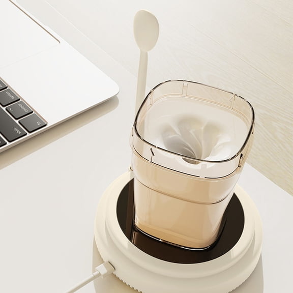 Inerposs Rechargeable Magnetic Self Stirring Coffee Mug, Automatic Beverage Mixer for Office, Home, Travel, Perfect for Hot Chocolate, Tea, and Milk Mixing