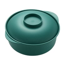 Inerposs Reusable Lightweight Serving Bowls, Large Capacity Salad Bowls, Sturdy Microwave Safe Bowls, Eco-Friendly Straw Material Bowls, Versatile Kitchen Bowls for Snacks and Fruits