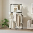 thumbnail image 1 of Inerposs Rotating Clothes Hanger, Floor Standing Clothes Rack, Indoor Drying Rack, Movable Clothes Storage, Perfect for Home and School Spaces, 1 of 6