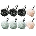 thumbnail image 1 of Inerposs Shower Loofah Sponge – Exfoliating Body Bath Puff, Soft Mesh Luffa with Hanging Loop for Women & Men – Long-Lasting, Quick-Dry, Rich Lather – Mixed, 8pc, 1 of 7