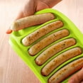 thumbnail image 1 of Inerposs Silicone Sausage Mould, Homemade Sausage Maker, Steaming Sausage Tool, Non-Stick Baking Tray, Easy Release Food Mould for Adults, 1 of 6
