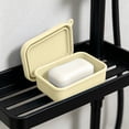 thumbnail image 1 of Inerposs Silicone Soap Holder with Lid, Self-Draining Soap Dish, Non-Slip Bar Soap Container, Fast Drying Soap Case for Bathroom and Kitchen, 1 of 6