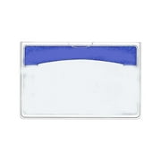 clear plastic sleeves for id cards 42-Pack PVC Card Holder Transparent Hard Case Protectors Badges, Debit Cards, Transit (Assorted Colors), 3.58 X 2.36 Inches, Durable & Lightweight Clear Vinyl ID Badge Holder HOSL 100 Pcs Clear Plastic