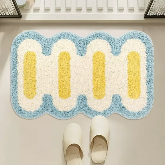 Inerposs Soft Bedroom Carpet, Thickened Non-Slip Area Rug, Cozy Shag Carpet for Home, Bathroom and Living Room, Easy to Clean Indoor Carpet