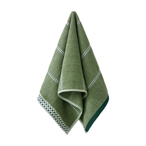 Inerposs Soft Plush Towel, Thick Striped Facial Towel, Highly Absorbent Face Towel, Easy to Clean Multipurpose Towel, Ideal for Daily Use and Bathing