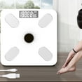 thumbnail image 1 of Inerposs Solar Powered Digital Bathroom Scale, Bluetooth Body Composition Monitor, Smart Body Weight Scale, High-Precision Weight Measurement, App Integration for Fitness Tracking, 1 of 9