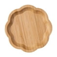 thumbnail image 1 of Inerposs Solid Wood Snack Tray, Multi Shaped Storage Tray, Versatile Fruit Platter, Natural Bamboo Serving Tray for Home Use, Sturdy and Elegant Design, 1 of 6
