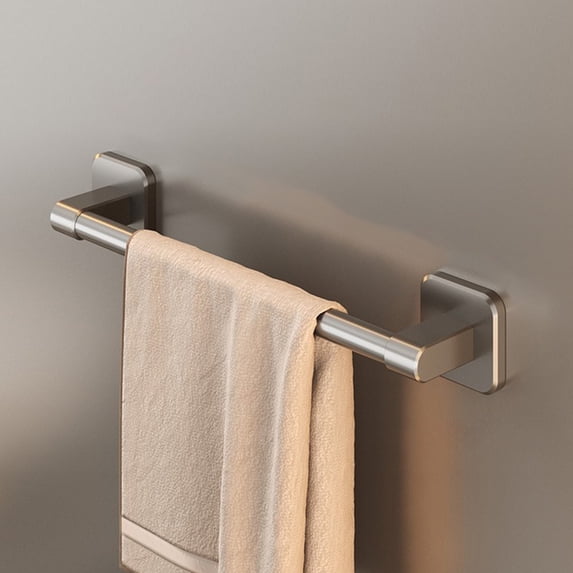 Inerposs Space Saving Towel Rack, Aluminum Bathroom Towel Bar, Modern Wall Mounted Towel Holder, Versatile Hanging Towel Storage, Easy Installation for Home Bathroom