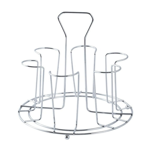 Inerposs Stainless Steel Cup Storage Rack, Inverted Hanging Coffee Table Organizer, Stylish Desktop Drink Holder, Practical Kitchen Display Shelf, Efficient Space-Saving Solution