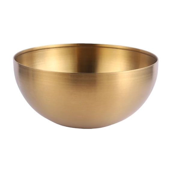Inerposs Stainless Steel Mixing Bowl, Metal Bowl for Mixing, Large Stainless Steel Bowl, Versatile Kitchen Bowl, Ideal for Salad and Serving
