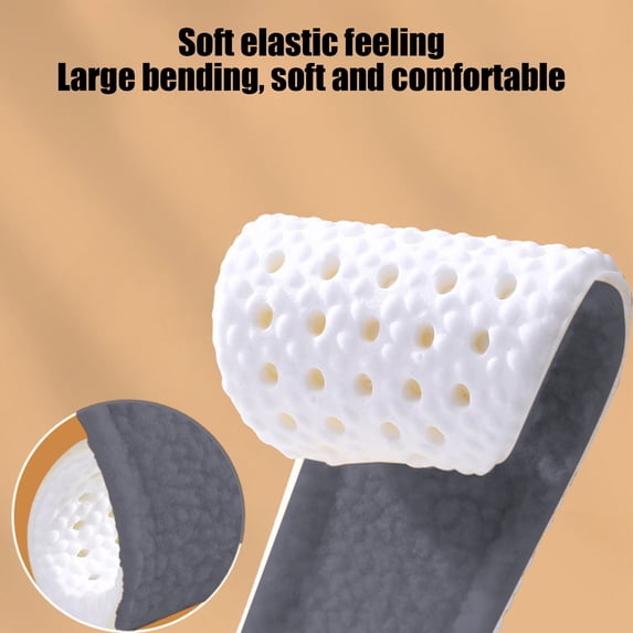 Inerposs Thermal Wool Insoles, Airflow Vents, High Resilience Cushion, Winter Boots Comfort, Cold Weather Protection for Hiking Shoes, Cozy Foot Warmers for All Activities