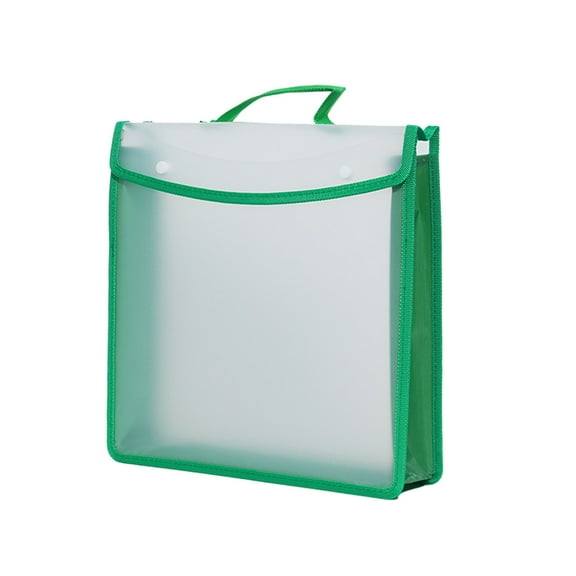 Inerposs Thickened Edging A3 Artwork Storage Bag, Watertight Office Folder, Exam Paper Storage Bag, Durable Plastic File Organizer, Efficient Document Management Solution