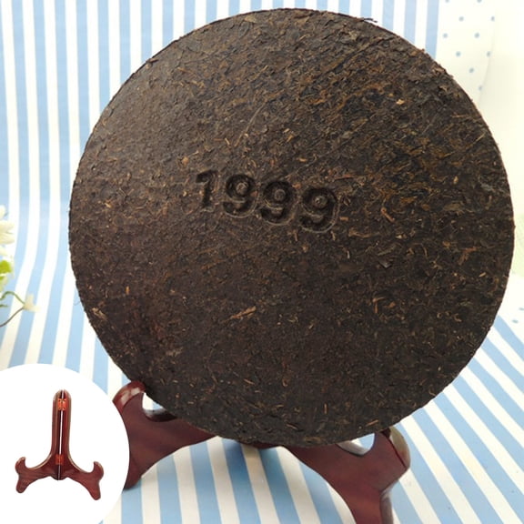 Inerposs Wooden Cake Stand, Wooden Display Stand, Solid Wood Stand, Handmade Photo Frame Stand, Multi-Purpose Charcoal Carving Stand for Home Decor