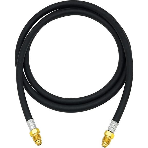 Inert Gas Welding Hose 6.56FT - Argon Flow Meter Regulator Adapter Hose - Mig Tig, 5/8" UNF-18RH Fittings